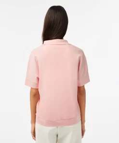 Lacoste Polo Shirts-Women'S Flowy Pique Polo Shirt