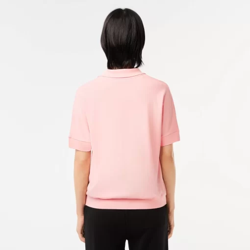 Lacoste Polo Shirts-Women'S Flowy Pique Polo Shirt