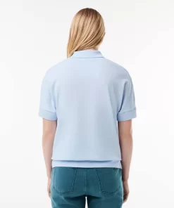 Lacoste Polo Shirts-Women'S Flowy Pique Polo Shirt