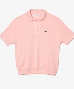 Lacoste Polo Shirts-Women'S Flowy Pique Polo Shirt