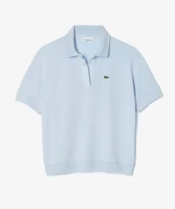 Lacoste Polo Shirts-Women'S Flowy Pique Polo Shirt