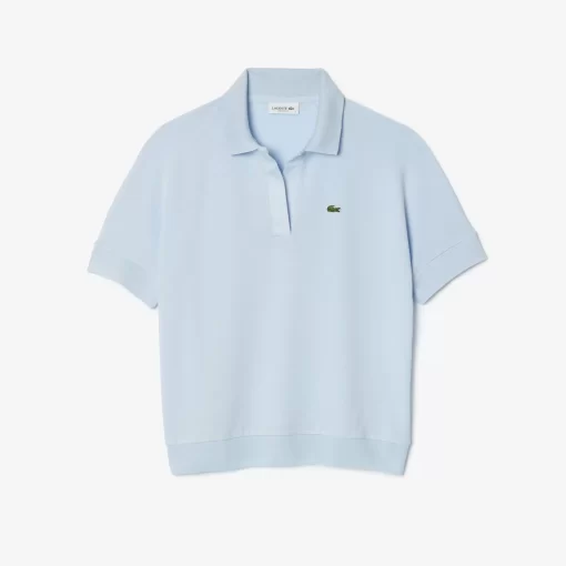 Lacoste Polo Shirts-Women'S Flowy Pique Polo Shirt