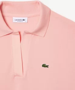 Lacoste Polo Shirts-Women'S Flowy Pique Polo Shirt