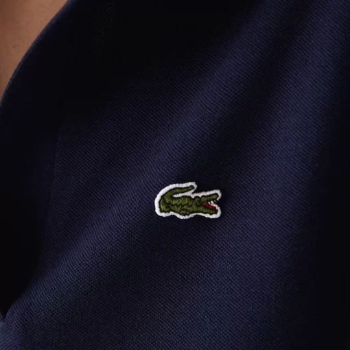 Lacoste Polo Shirts-Women'S Flowy Pique Polo Shirt