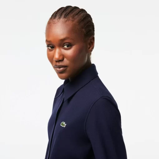 Lacoste Shirts & Tops-Women'S French Collar Cotton Pique Shirt