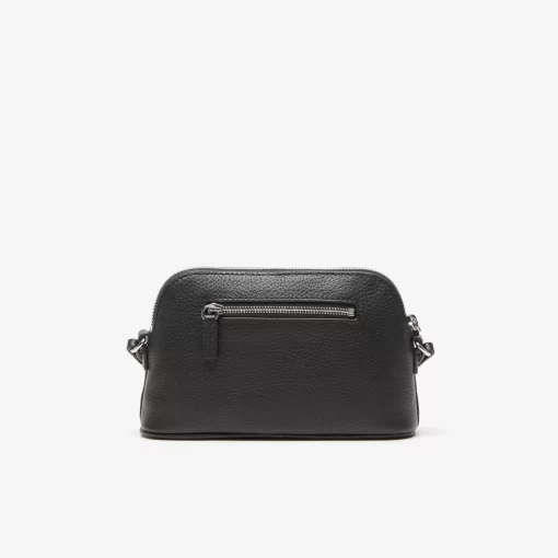 Lacoste Cross Body-Women'S Grained Leather Dome Crossover Bag