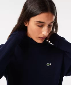 Lacoste Knitwear-Women'S High Neck Wool Sweater