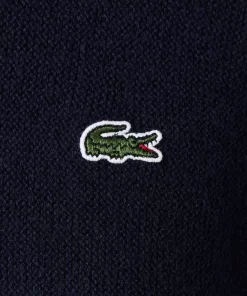 Lacoste Knitwear-Women'S High Neck Wool Sweater