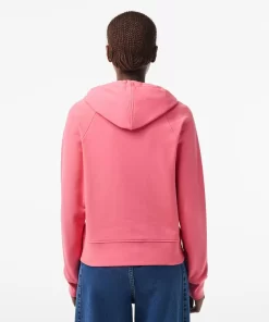 Lacoste Sweatshirts-Women'S Hooded Organic Fleece Zipped Jogger Sweatshirt