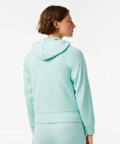 Lacoste Sweatshirts-Women'S Hooded Organic Fleece Zipped Jogger Sweatshirt