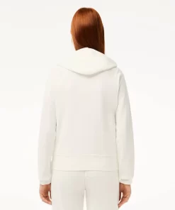 Lacoste Tracksuits-Women'S Hooded Organic Fleece Zipped Jogger Sweatshirt