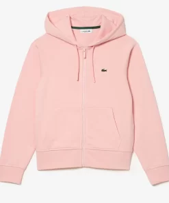 Lacoste Sweatshirts-Women'S Hooded Organic Fleece Zipped Jogger Sweatshirt