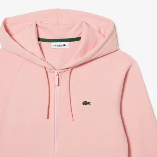 Lacoste Sweatshirts-Women'S Hooded Organic Fleece Zipped Jogger Sweatshirt