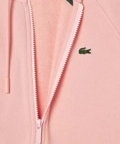 Lacoste Sweatshirts-Women'S Hooded Organic Fleece Zipped Jogger Sweatshirt