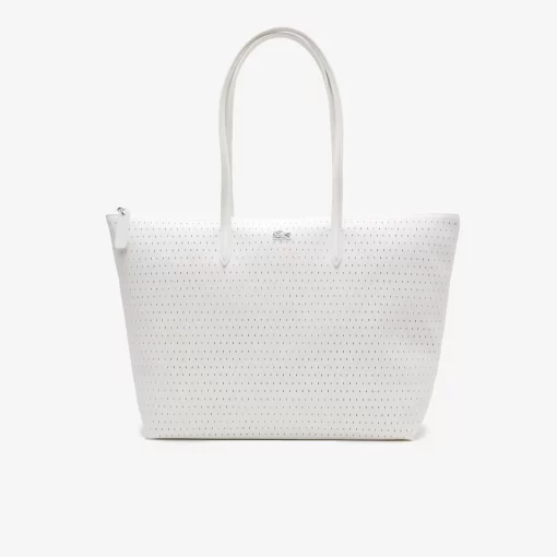 Lacoste Bags-Women'S L.12.12 Large Perforated Tote