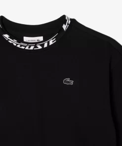 Lacoste T-Shirts-Women'S Logo Collar Oversized T-Shirt