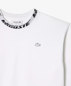 Lacoste T-Shirts-Women'S Logo Collar Oversized T-Shirt