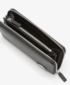 Lacoste Wallets & Small Leather Goods-Women'S Metal Plate Zip Wallet