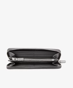 Lacoste Wallets & Small Leather Goods-Women'S Metal Plate Zip Wallet