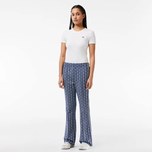 Lacoste Trousers & Shorts-Women'S Monogram Print Trackpants