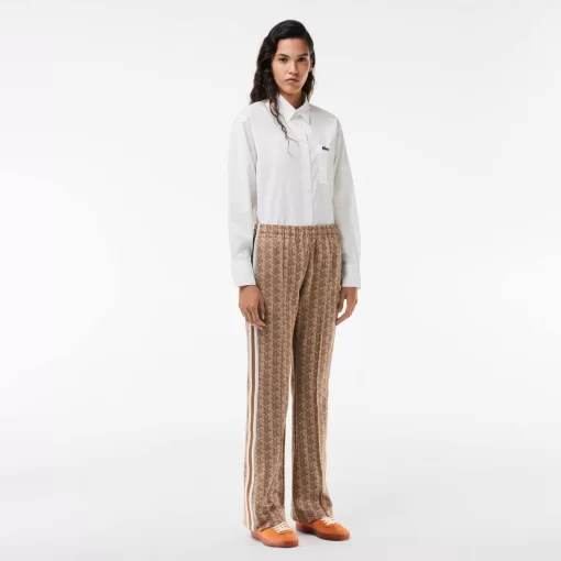 Lacoste Trousers & Shorts-Women'S Monogram Print Trackpants