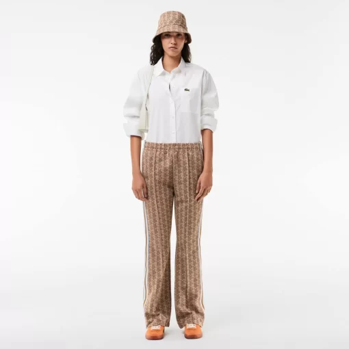 Lacoste Trousers & Shorts-Women'S Monogram Print Trackpants