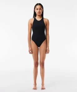 Lacoste Swimwear-Women'S One-Piece Recycled Polyamide Swimsuit