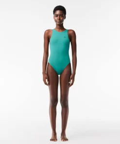 Lacoste Swimwear-Women'S One-Piece Recycled Polyamide Swimsuit