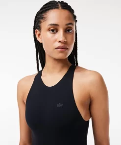 Lacoste Swimwear-Women'S One-Piece Recycled Polyamide Swimsuit