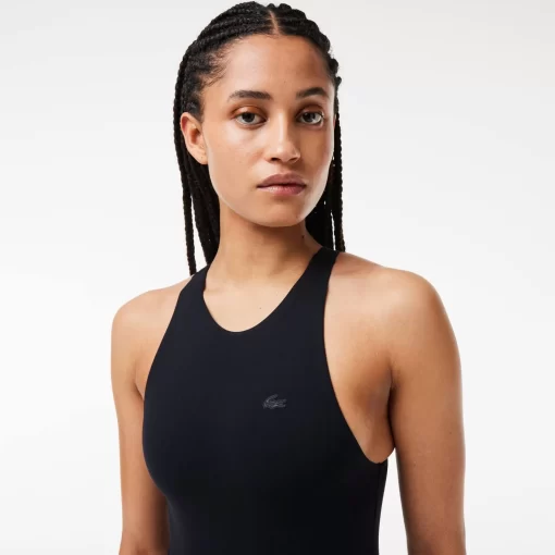 Lacoste Swimwear-Women'S One-Piece Recycled Polyamide Swimsuit