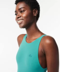 Lacoste Swimwear-Women'S One-Piece Recycled Polyamide Swimsuit