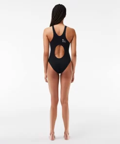 Lacoste Swimwear-Women'S One-Piece Recycled Polyamide Swimsuit