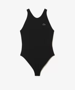 Lacoste Swimwear-Women'S One-Piece Recycled Polyamide Swimsuit