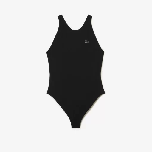 Lacoste Swimwear-Women'S One-Piece Recycled Polyamide Swimsuit