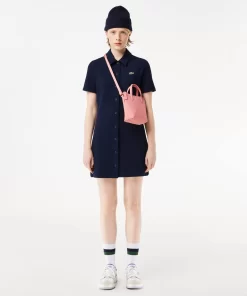 Lacoste Dresses & Skirts-Women'S Organic Cotton Buttoned Polo Dress