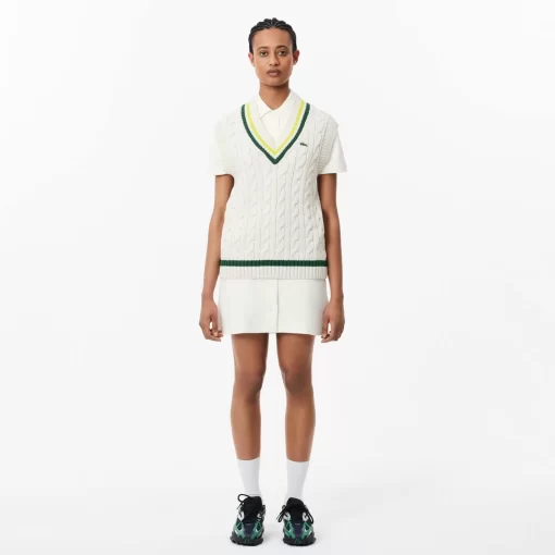 Lacoste Dresses & Skirts-Women'S Organic Cotton Buttoned Polo Dress