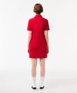 Lacoste Dresses & Skirts-Women'S Organic Cotton Buttoned Polo Dress