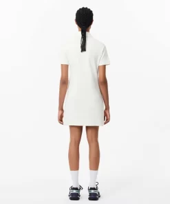 Lacoste Dresses & Skirts-Women'S Organic Cotton Buttoned Polo Dress