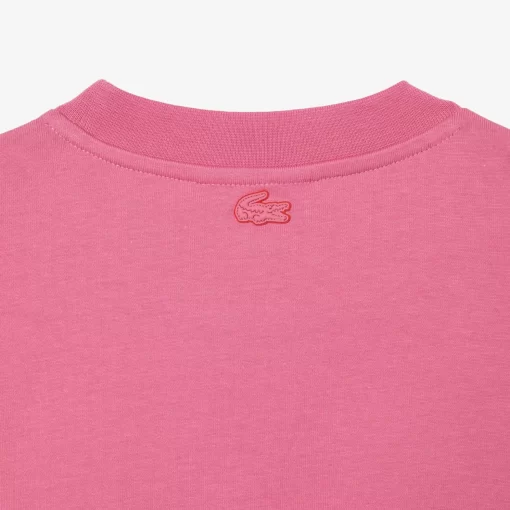 Lacoste T-Shirts-Women'S Oversized Cotton Jersey T-Shirt