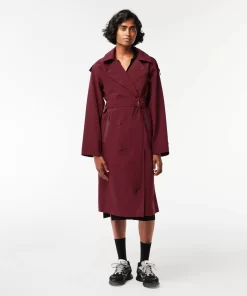 Lacoste Jackets & Coats-Women'S Oversized Trench Coat