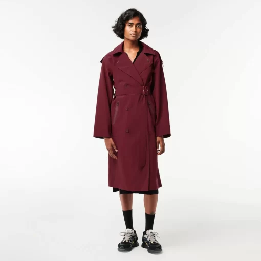 Lacoste Jackets & Coats-Women'S Oversized Trench Coat