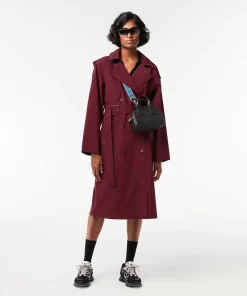 Lacoste Jackets & Coats-Women'S Oversized Trench Coat