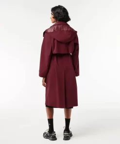 Lacoste Jackets & Coats-Women'S Oversized Trench Coat