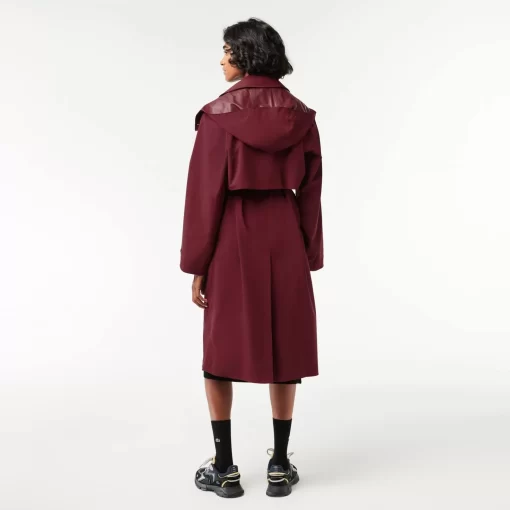 Lacoste Jackets & Coats-Women'S Oversized Trench Coat