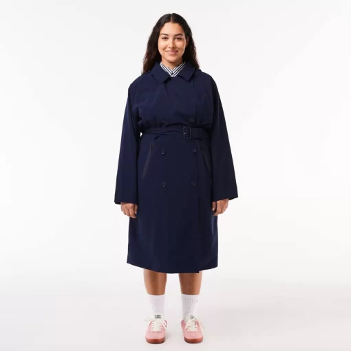 Lacoste Jackets & Coats-Women'S Oversized Trench Coat