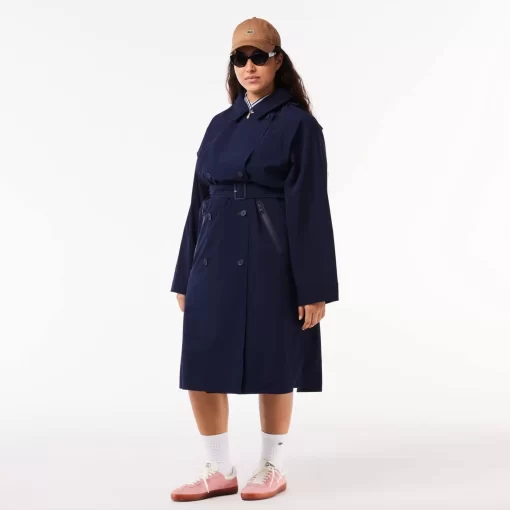 Lacoste Jackets & Coats-Women'S Oversized Trench Coat