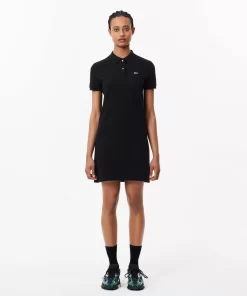 Lacoste Dresses & Skirts-Women'S Pique Knit Polo Dress