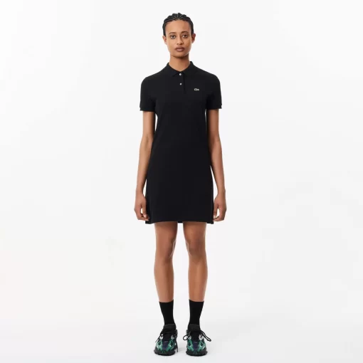 Lacoste Dresses & Skirts-Women'S Pique Knit Polo Dress