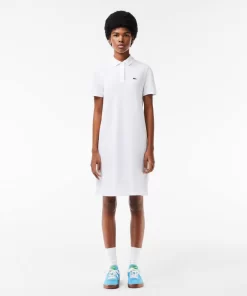 Lacoste Dresses & Skirts-Women'S Pique Knit Polo Dress