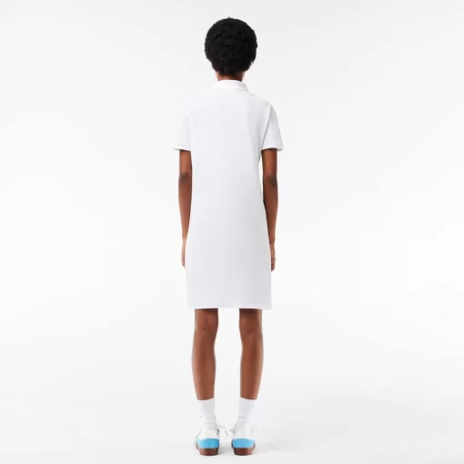 Lacoste Dresses & Skirts-Women'S Pique Knit Polo Dress